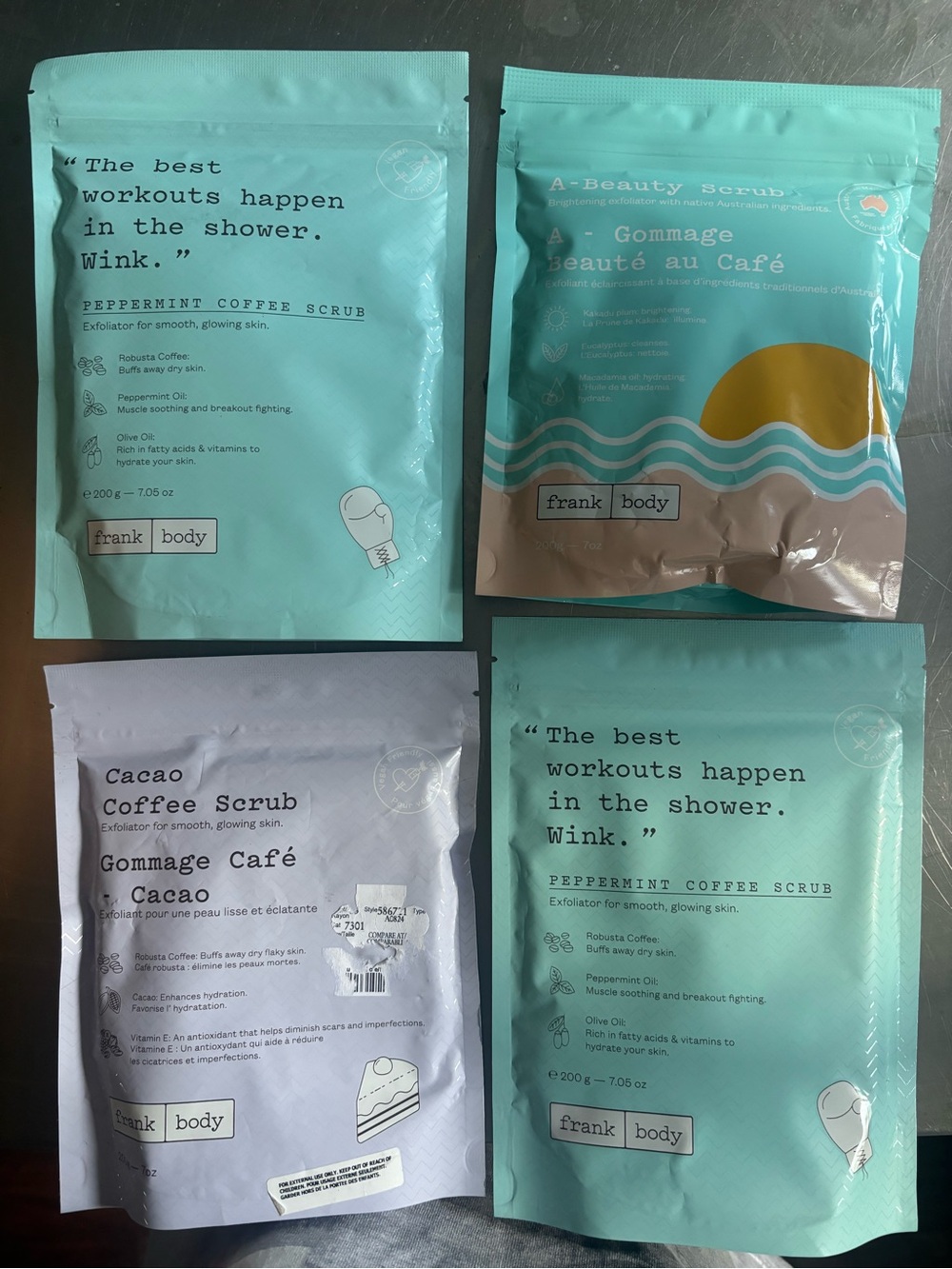 Frank Body coffee scrubs